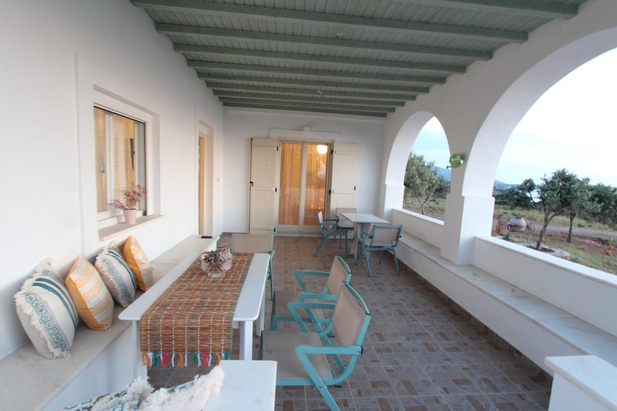 Villa Rouvis With Outdoor Hot Tub Ligaridia Bagian luar foto